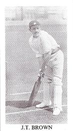 1989 County Print Services 1896 Cricketers #25 Jack Brown Front