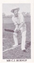 1989 County Print Services 1896 Cricketers #49 Cuthbert Burnup Front