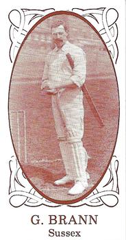 1986 M. & S. Keech 1902 English Cricketers #2 George Brann Front