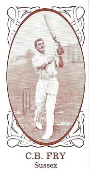 1986 M. & S. Keech 1902 English Cricketers #3 Charles Fry Front