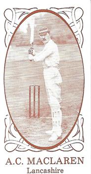 1986 M. & S. Keech 1902 English Cricketers #11 Archie MacLaren Front