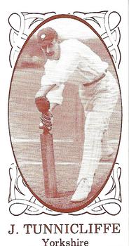 1986 M. & S. Keech 1902 English Cricketers #14 John Tunnicliffe Front