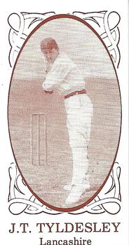 1986 M. & S. Keech 1902 English Cricketers #15 John Tyldesley Front