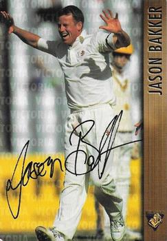 1996-97 Victorian Bushrangers Cricket #8 Jason Bakker Front