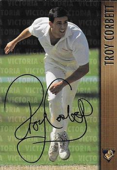 1996-97 Victorian Bushrangers Cricket #10 Troy Corbett Front