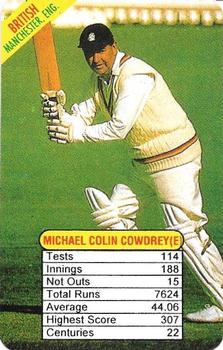 1997 Universal Cricket Test Superstars Trump Game (Batsmen) #NNO Michael Colin Cowdrey Front