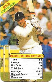 1997 Universal Cricket Test Superstars Trump Game (Batsmen) #NNO Michael William Gatting Front