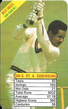 1997 Universal Cricket Test Superstars Trump Game (Batsmen) #NNO Garfield Sobers Front
