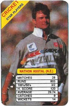 1997 Universal Star Players Of Cricket Trump Game #NNO Nathan Astle Front