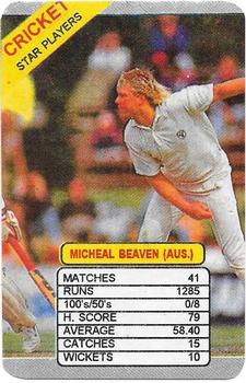 1997 Universal Star Players Of Cricket Trump Game #NNO Michael Bevan Front