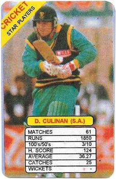1997 Universal Star Players Of Cricket Trump Game #NNO Daryll Cullinan Front