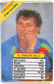 1997 Universal Star Players Of Cricket Trump Game #NNO Aravinda de Silva Front