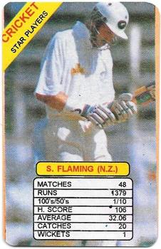 1997 Universal Star Players Of Cricket Trump Game #NNO Stephen Fleming Front