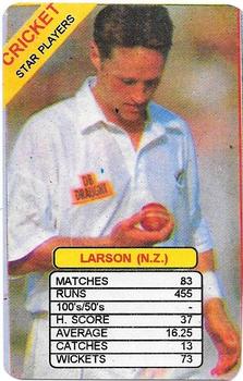 1997 Universal Star Players Of Cricket Trump Game #NNO Gavin Larsen Front