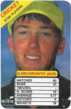 1997 Universal Star Players Of Cricket Trump Game #NNO Glenn McGrath Front