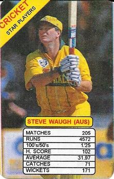 1997 Universal Star Players Of Cricket Trump Game #NNO Steve Waugh Front