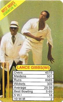1997 Universal Cricket Test Superstars Trump Game (Bowlers) #NNO Lance Gibbs Front