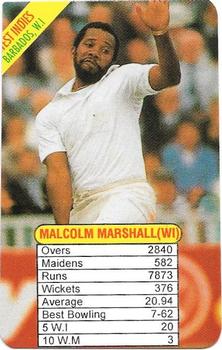 1997 Universal Cricket Test Superstars Trump Game (Bowlers) #NNO Malcolm Marshall Front