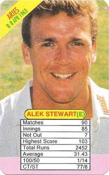 1997 Universal Cricket One Day International Batsmen Trump Game #NNO Alec Stewart Front