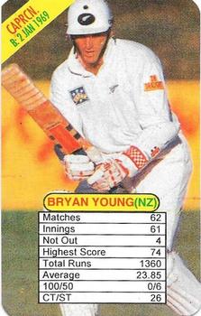 1997 Universal Cricket One Day International Batsmen Trump Game #NNO Bryan Young Front