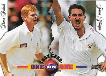 1997-98 Select - Box Card One on One #B2 Shaun Pollock / Jason Gillespie Front
