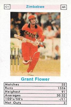 1998 Surana Top Trumps ODI Cricket Batsmen #C1 Grant Flower Front