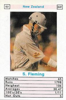 1998 Surana Top Trumps ODI Cricket Batsmen #E2 Stephen Fleming Front