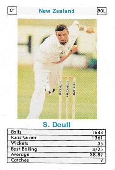 1998 Surana Top Trumps ODI Cricket Bowlers #C1 Simon Doull Front