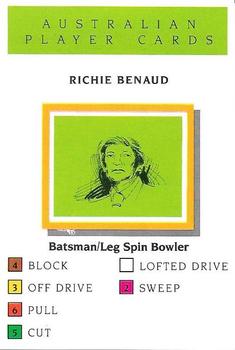 1993 Howzat Australian Cricket Player Card Game #NNO Richie Benaud Front