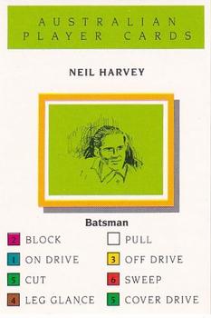 1993 Howzat Australian Cricket Player Card Game #NNO Neil Harvey Front