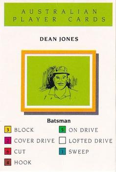 1993 Howzat Australian Cricket Player Card Game #NNO Dean Jones Front