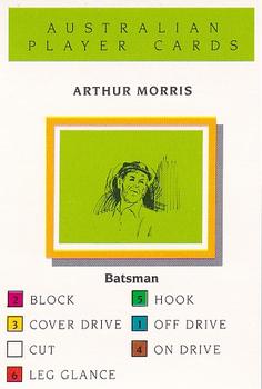 1993 Howzat Australian Cricket Player Card Game #NNO Arthur Morris Front