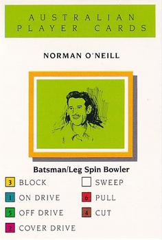 1993 Howzat Australian Cricket Player Card Game #NNO Norman O'Neill Front