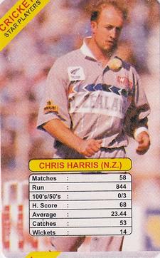 1998 Universal Cricket Star Players Trump Game #NNO Chris Harris Front