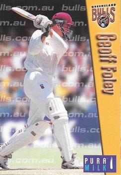 2000-01 Pura Milk Queensland Bulls #NNO Geoff Foley Front