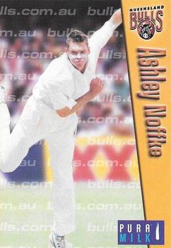 2000-01 Pura Milk Queensland Bulls #NNO Ashley Noffke Front