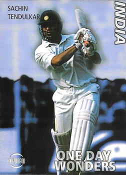 1999 Topdraw Cricketers One Day Wonders/One Day Masters #ODW1 Sachin Tendulkar Front