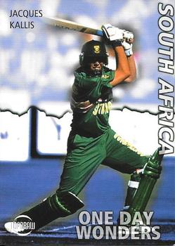 1999 Topdraw Cricketers One Day Wonders/One Day Masters #ODW7 Jacques Kallis Front