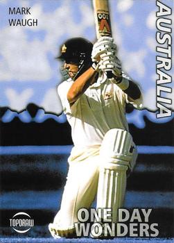 1999 Topdraw Cricketers One Day Wonders/One Day Masters #ODW12 Mark Waugh Front