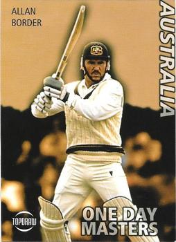 1999 Topdraw Cricketers One Day Wonders/One Day Masters #ODM3 Allan Border Front