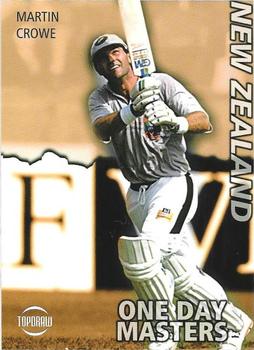 1999 Topdraw Cricketers One Day Wonders/One Day Masters #ODM4 Martin Crowe Front
