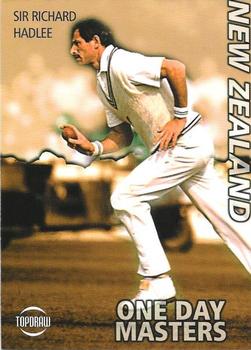 1999 Topdraw Cricketers One Day Wonders/One Day Masters #ODM5 Sir Richard Hadlee Front