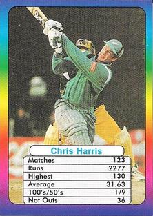 1999 Surana Top Trumps Supertop ODI Cricket Batsmen #NNO Chris Harris Front