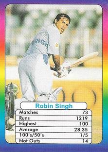 1999 Surana Top Trumps Supertop ODI Cricket Batsmen #NNO Robin Singh Front