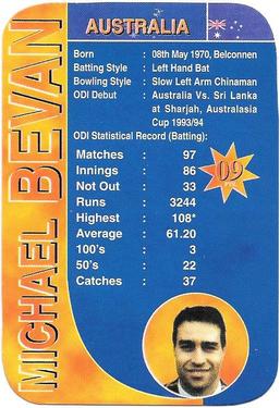 1999 Cricket Is War #NNO Michael Bevan Front