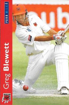 2000-01 South Australia Redbacks #NNO Greg Blewett Front