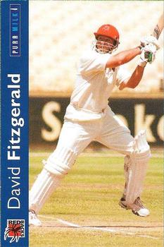 2000-01 South Australia Redbacks #NNO David Fitzgerald Front