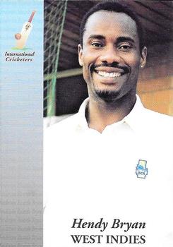 2000 PJ Sporting International Cricketers #NNO Hendy Bryan Front