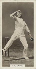 1929 Boys' Magazine Famous Cricketers Series #5 Jack White Front