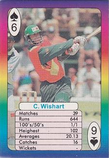 1999 Surana Supertop Trump Game Cricket Series 1 #6♠ Craig Wishart Front